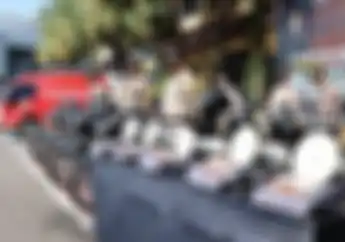Mantul, Polres Malang Berikan 10 Motor Dinas Baru Untuk Polsek Jajaran