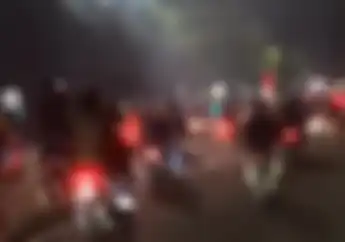 Viral, Video Pemotor Rayakan Kemenangan Indonesia Membantai Malaysia Saat AFF 2020