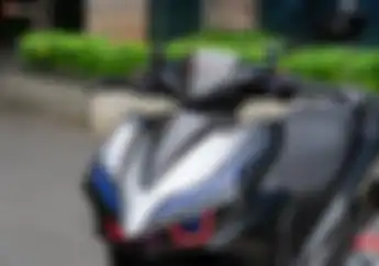 Modifikasi Honda Vario 150, Tampang Galak Bodi Berlapis Karbon dan Part Ciamik