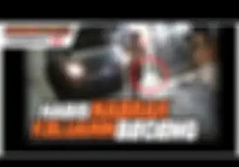 Video Aksi Koboi Pengemudi Mobil Usai Tabrak Motor Keluarkan Beceng