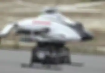 Gokil, Kawasaki Kenalin Drone Dengan Model Helikopter Pakai Mesin Motor Ini