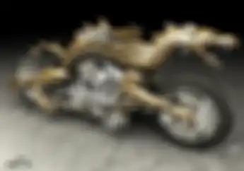 Tahun Baru Imlek 2022, Ternyata Ada Modifikasi Motor Gaya Chopper Bertemakan Naga Emas!