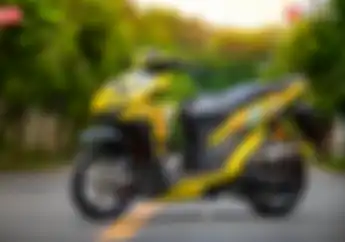 Modifikasi Honda Vario 150 Livery Lebah Tampil Hedon, Gak Kalah Kece dari Honda Vario 160