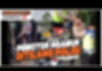 Video Pemotor di Bandung Ngamuk Ditilang Polisi, Suzuki Smash Jadi Korban