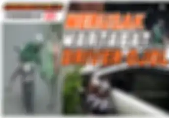 Video Aksi Penjambetan dan Curi Spion Mobil Pakai Atribut Ojol