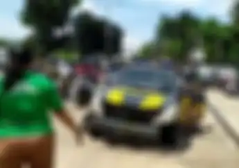Mobil Patroli Polisi Seruduk Pemotor di Bogor Bikin Geger, Honda BeAT Hancur