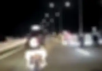 Rombongan Supermoto Nekat Masuk Tol Kelapa Gading, Polisi Langsung Gerak Cepat