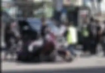 Arogan Pengendara Harley-Davidson Aniaya Pemotor Hingga Berdarah Padahal Mau Putar Balik Jatuh Sendiri