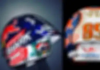 Johann Zarco dan Jorge Martin Pakai Helm Spesial di MotoGP Mandalika Lombok 2022, Ada Motif Batiknya