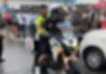 Murid Valentino Rossi Bajak Motor Polisi, Takut Ketinggalan Pesawat Usai MotoGP Indonesia 2022