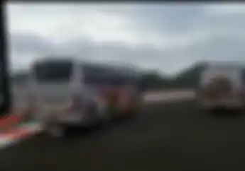 Video Bus Balapan di Sirkuit MotoGP Mandalika, Lebih Seru Katanya Bikin Aspal Jadi Padat