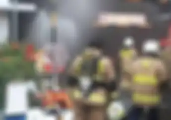 Basement Apartement Bassura Terbakar Hebat, Api Berawal Dari Motor