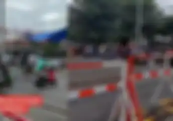 Viral, Video Perubahan Sikap Pemotor Saat Melintas di Pintu Kereta Api Malioboro