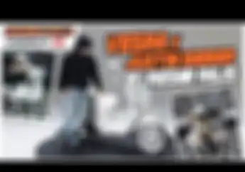 Video Vespa X Justin Bieber Meluncur, Tampilan Motor Serba Putih