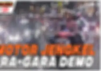 Video Pemotor Jengkel Pulang Kerja Malah Dihadang Demo Mahasiswa