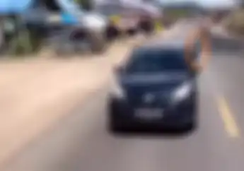 Sok Jagoan Video Sopir Sigra Halangi dan Acungkan Jari Tengah ke Petugas Damkar