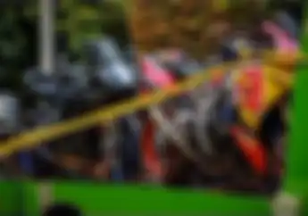 Video Deretan Motor Milik Sultan Diangkut Truk Towing Pakai Garis Polisi, Ini Faktanya
