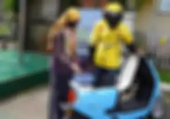 Ojek Online Jambi Dapat Kesempatan Jajal Motor Listrik PLN UP3 Jambi