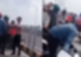 Mencekam Pemotor Diduga Sindikat Curanmor Nekat Lompat dari Jembatan Suramadu Saat Ditangkap