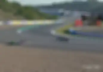 BREAKING NEWS, Pembalap Indonesia Mario Aji Terlibat Crash di Warm Up Moto3 Spanyol 2022