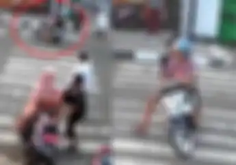 Video Pemotor Honda BeAT Geber-geber Knalpot Brong Jelang Shalat Ied di Cianjur, Langsung Dikejar Warga