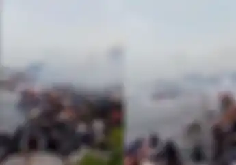 Ratusan Motor Pengunjung Terkena Air Pasang Pantai Di Cilacap, Netizen: Auto Karat