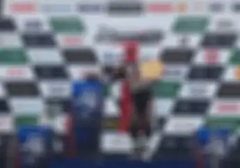 Mantap, Pembalap Indonesia Decksa Almer Alfarezel Juara Di Sirkuit MotoGP Buriram Thailand