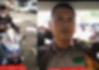 Pria Berpenampilan dan Modifikasi Motor Jadi Polisi Gadungan, Endingnya Naik Mobil yang Asli
