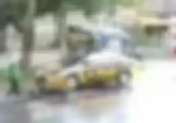 Viral, Video Mobil Patroli Polisi Tabrak Motor Ojek Online Dari Belakang, Ini Faktanya