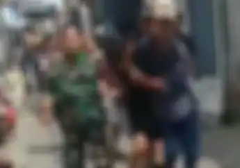 Kejar-kejaran dengan Driver Ojol, Jambret HP Berhasil Diamankan Anggota TNI
