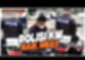 Video Pria Menggunakan Yamaha NMAX Modifikasi Ala Patwal Ternyata Polisi Gadungan