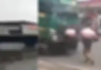 Ngeri! Remaja di Cimahi dan Tangerang Bikin Konten Hadang Truk, Endingnya Tewas Terlindas