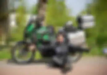 Touring Jelahaji Eropa Naik Kawasaki Versys 250, Pria Ini Bawa Misi Mulia Untuk Indonesia Timur