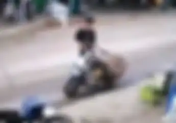 Nasib Sial Menimpa Kurir Ekspedisi, Meleng Sedikit Motor Dan Paket Siap Antar Digondol Maling