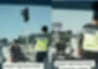 Video Polisi Foto Pemotor Tak Pakai Helm, Siap-siap Dikirim Surat Tilang Elektronik