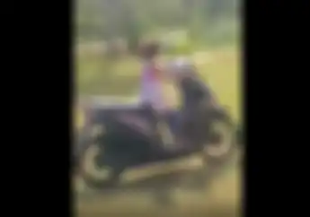 Viral, Video Orang Tua Lepas Anaknya Naik Honda BeAT Sendirian, Netizen: Pingin Jitak Ortunya
