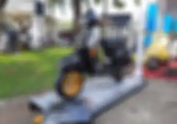 Modifikasi Vespa Excel 200 Full Carbon Garapan Vestor168 Lampung