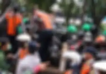 Pemberantasan Parkir Liar Gencar Dilakukan, Petugas Angkut Puluhan Motor Di Jakarta Utara