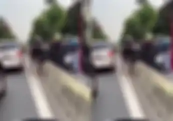 Video Pemotor Kompak Angkat Motor Keluar dari Busway Demi Hindari Polisi, Ini Kata Kasatlantas