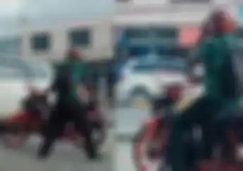 Pemotor Ganti Setang Motor Jadi Setir Mobil, Netizen: Gimana Ngegasnya?