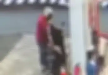Video Pemotor Curi Pertamax di SPBU Semarang, Isi Sendiri Langsung Kabur