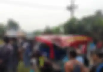 Odong-odong Tertabrak Kereta Api di Banten, Suara Musik Bikin Sopir Tak Dengar Peringatan