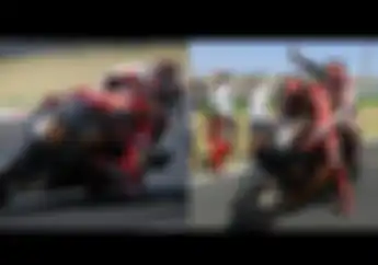 Penampakan Motor MotoGP Ducati Aneh Bonceng Bos Ducati MotoGP, Yang Bonceng Bukan Pembalap Sembarangan
