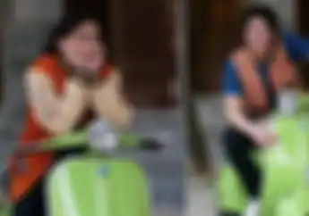 El Rumi dan Sintya Marisca Saling Posting Foto Naik Vespa Klasik, Jadian Nih?