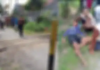 Cerita Pemotor Selamat Setelah Ditabrak Kereta Api, Lolos Dari Maut Motor Rusak Parah