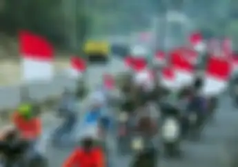 Bikers Diminta Pasang Bendera Merah Putih Mulai Hari Ini, Simak Aturannya