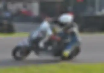 Modifikasi Vespa LX Balap, Terlanjur Naik Kelas Sukses Sabet Podium