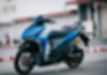 Tampil Sporty, Modifikasi Motor Honda Vario 150 Warna Biru Hitam Aksesoris Bikin Melongo
