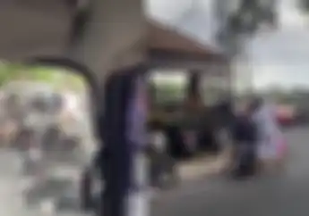 Ngeri, Video Pemotor Honda Scoopy Dibacok Pakai Keris di Bali, Warga Panik Ketakutan