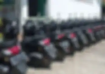 Viral Yamaha NMAX 2022, Honda Scoopy Terparkir Rapi Berdasarkan Warnanya di SMAN 7 Pinrang